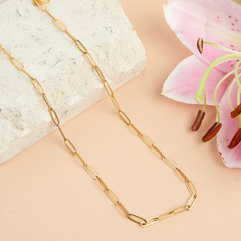 Gold / Silver Paperclip Necklace