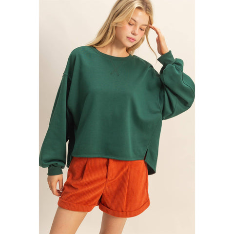 Emerald Green Crewneck Sweatshirt