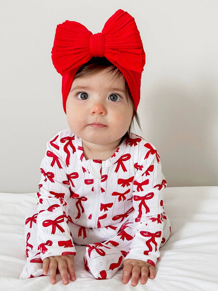 Organic Cotton Bows Sleeper