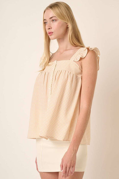 Gingham Blouse [2 Colors]