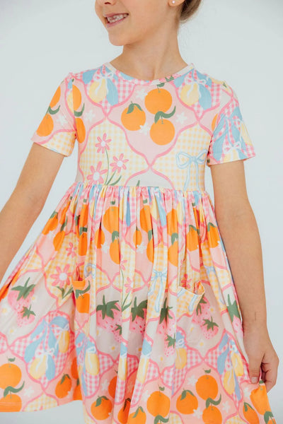Sweet As A Peach Twirl Dress