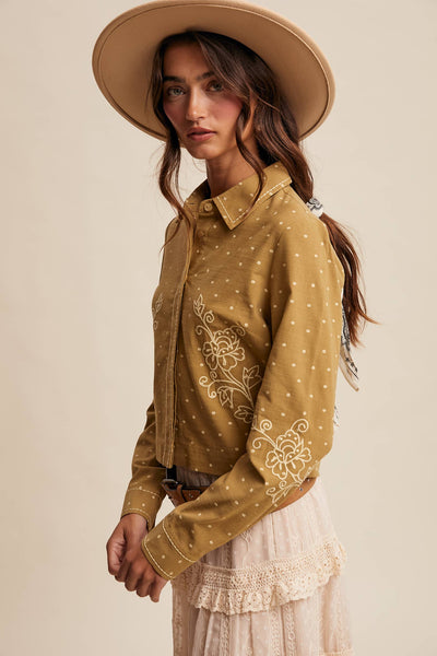 The Safford Embroidered Cotton Shirt
