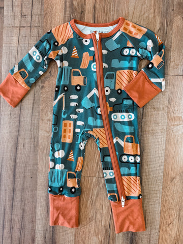 Construction Cutie Bamboo Sleeper