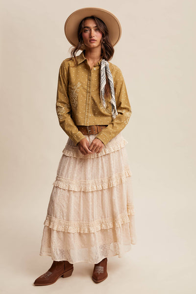 The Safford Embroidered Cotton Shirt