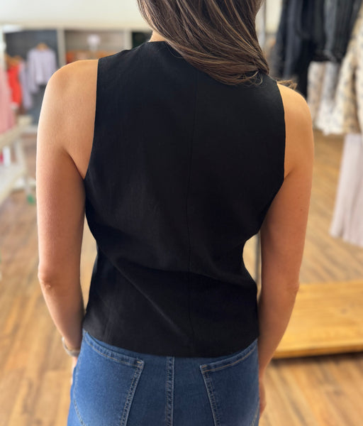 The Sofia Button-Up Tank Top