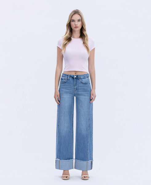 Vervet Cuffed High Rise Jeans