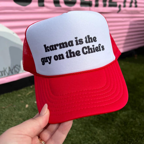 The Guy On The Chiefs Trucker Hat
