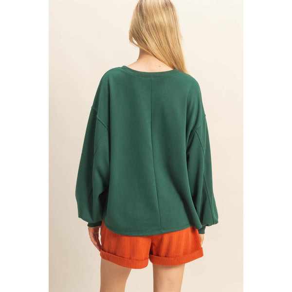 Emerald Green Crewneck Sweatshirt
