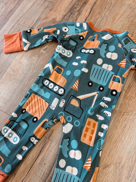 Construction Cutie Bamboo Sleeper