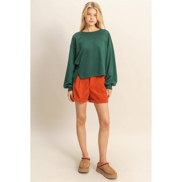 Emerald Green Crewneck Sweatshirt