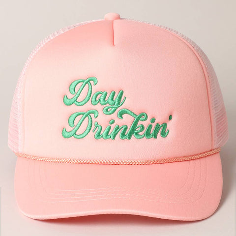 Day Drinkin' Embroidered Foam Hat