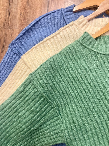 The Hartley Cropped Sweater [3 colors]
