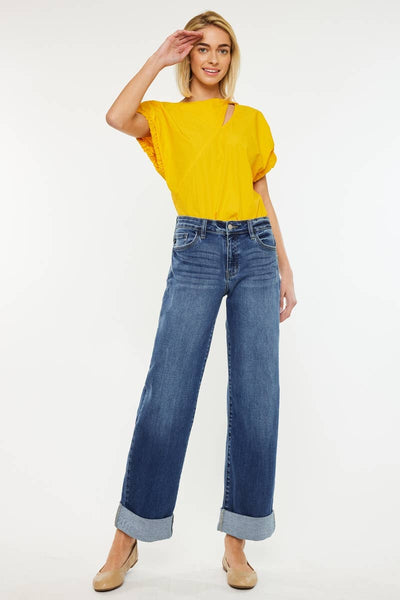 The Kolby High Rise Wide Leg Jeans