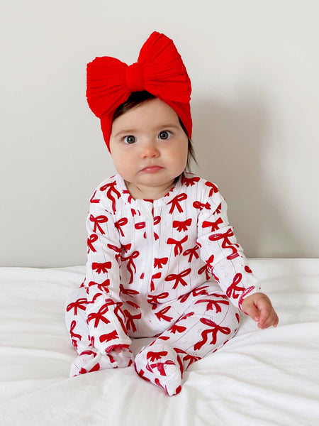Organic Cotton Bows Sleeper