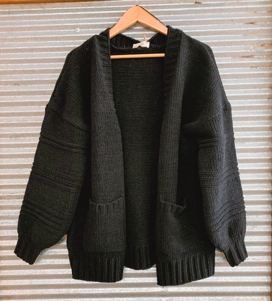 Chunky Knit Cardigan {2 colors}