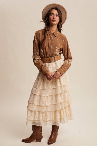 The Safford Embroidered Cotton Shirt