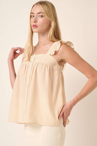 Gingham Blouse [2 Colors]