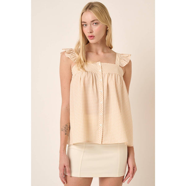 Gingham Blouse [2 Colors]