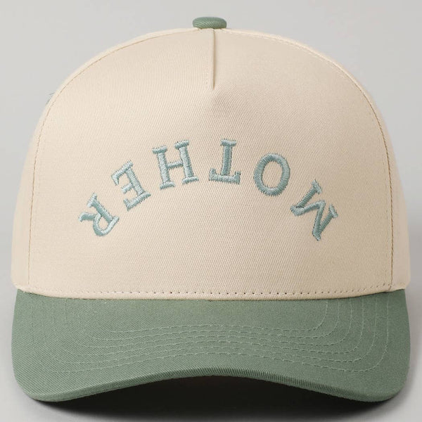 Mother Upside Down Embroidered Hat [2 Colors]