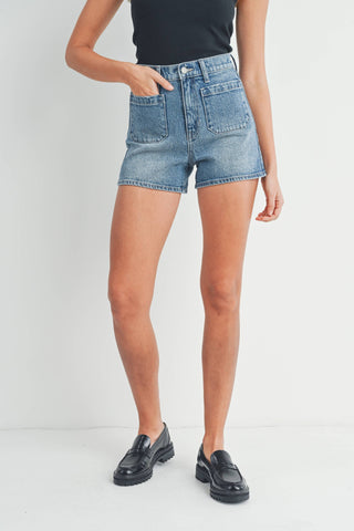 JBD Patch Pocket Jeans Shorts