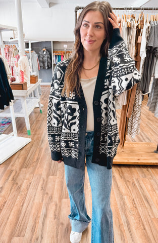 Fair Isle Chunky Cardigan