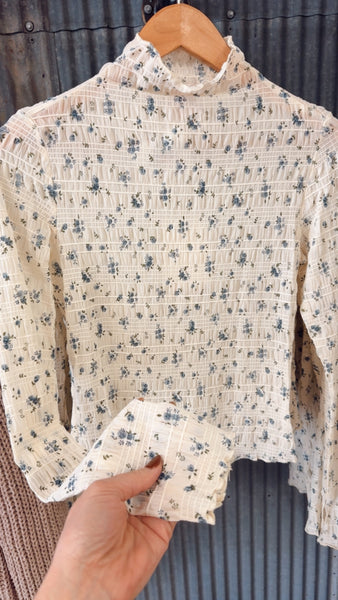 The Tilly Ruched Floral Undershirt