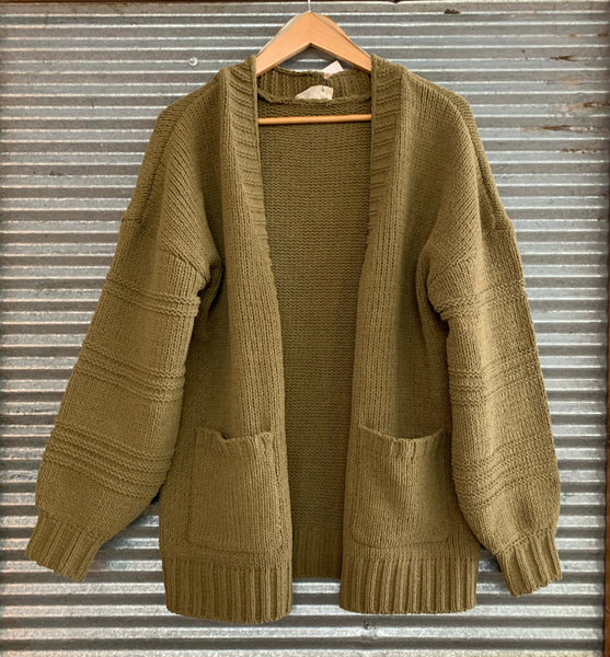 Chunky Knit Cardigan {2 colors}