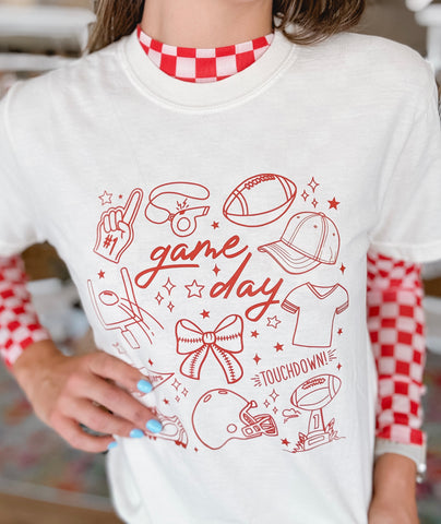 Nebraska Football Collage Tee