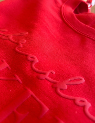 Nebraska Embossed Crewneck Sweatshirt