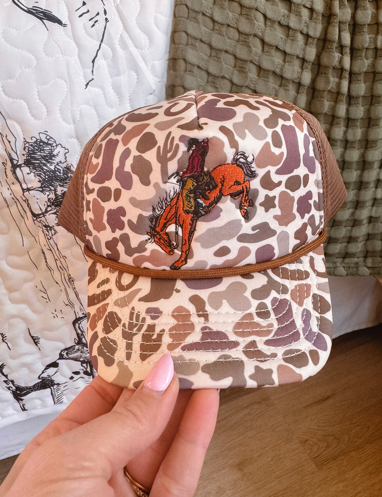 Let Er Buck Camo Snapback [Toddler]