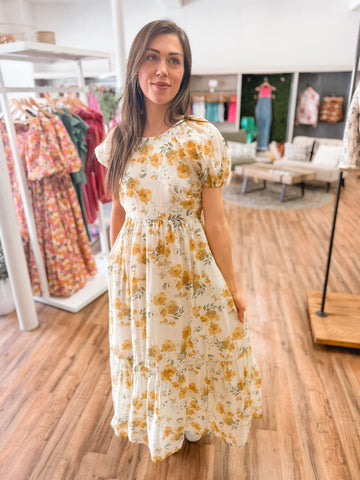 Dress Up, Buttercup Floral Maxi Dress