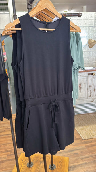 On The Go Athletic Romper [3 Colors]