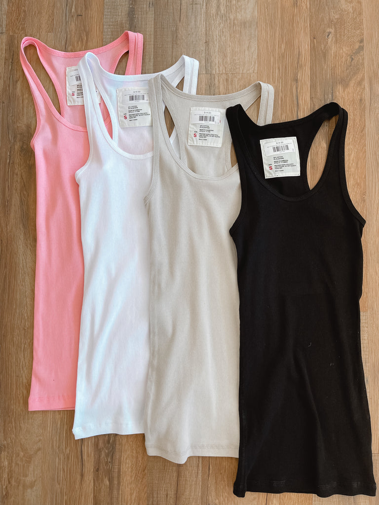 Back To Basics X-Long Tank Tops [4 Colors]