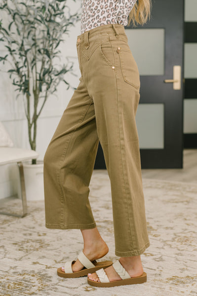 Online Exclusive | Nancy High Waist Wide Leg Ankle Jean with Vintage Front Yoke
