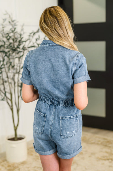 Online Exclusive | A Summer Dream Denim Romper