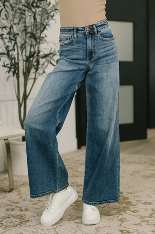 Online Exclusive | Judy Blue Shayla High Waist Retro Wide
