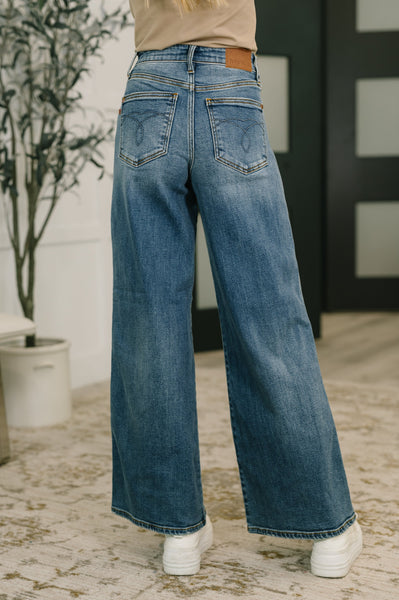 Online Exclusive | Judy Blue Shayla High Waist Retro Wide