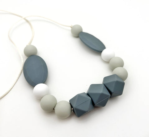The Greystone  - Teething Necklace for Mama