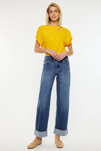 The Kolby High Rise Wide Leg Jeans