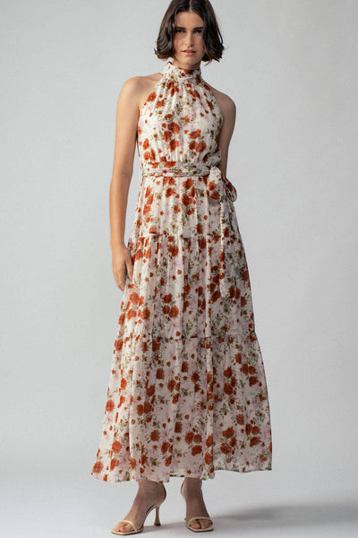 The Scottie Halter Neck Maxi Dress