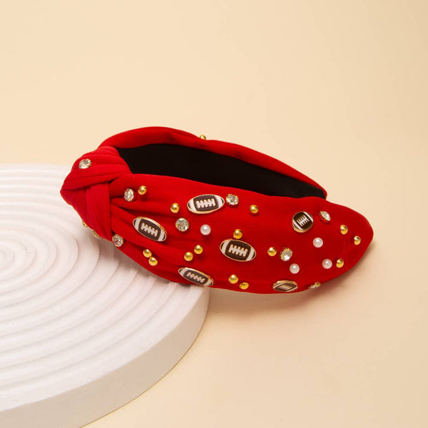 Football Studded Headband