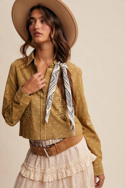 The Safford Embroidered Cotton Shirt