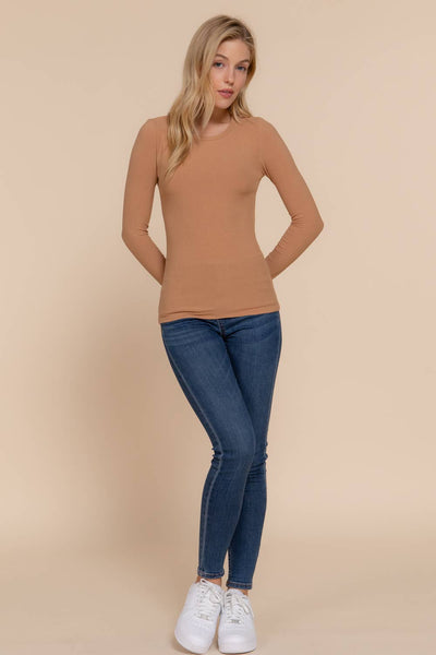 Buttery Soft, Stretchy Long Sleeve Top