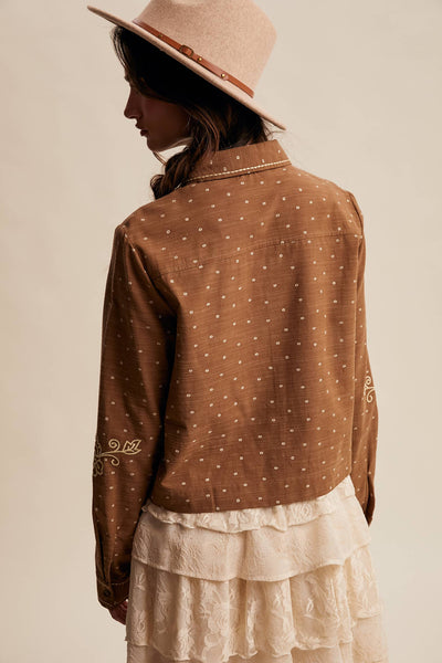 The Safford Embroidered Cotton Shirt