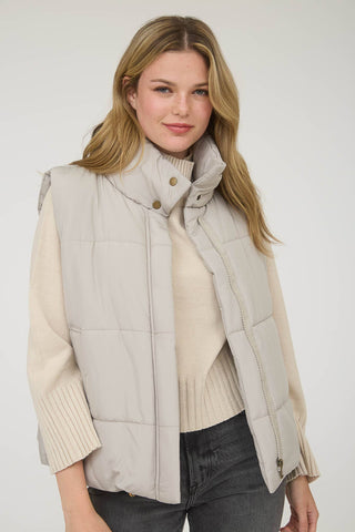 Slate Grey Puffer Vest