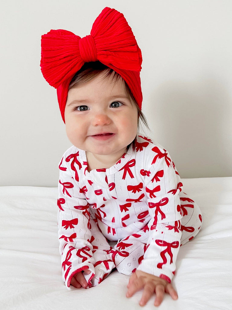 Organic Cotton Bows Sleeper
