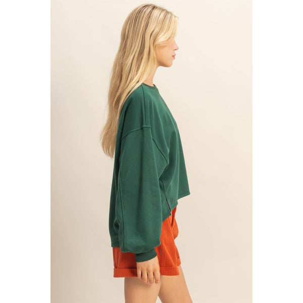 Emerald Green Crewneck Sweatshirt