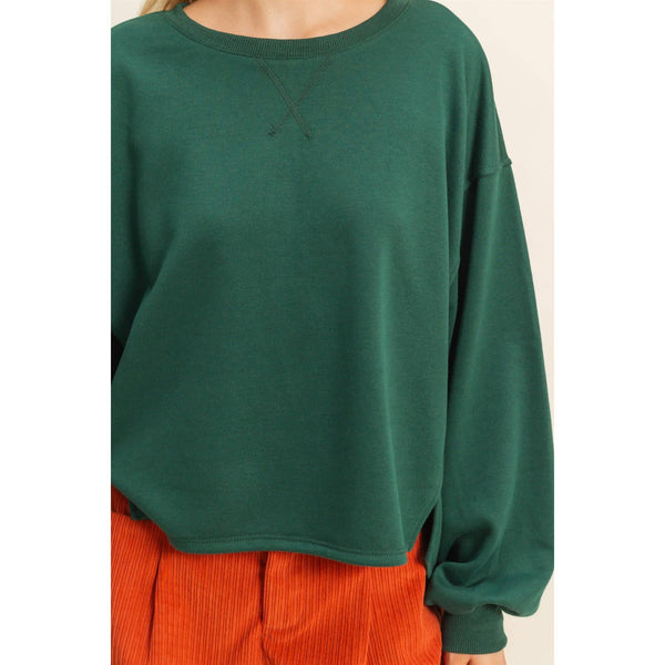 Emerald Green Crewneck Sweatshirt