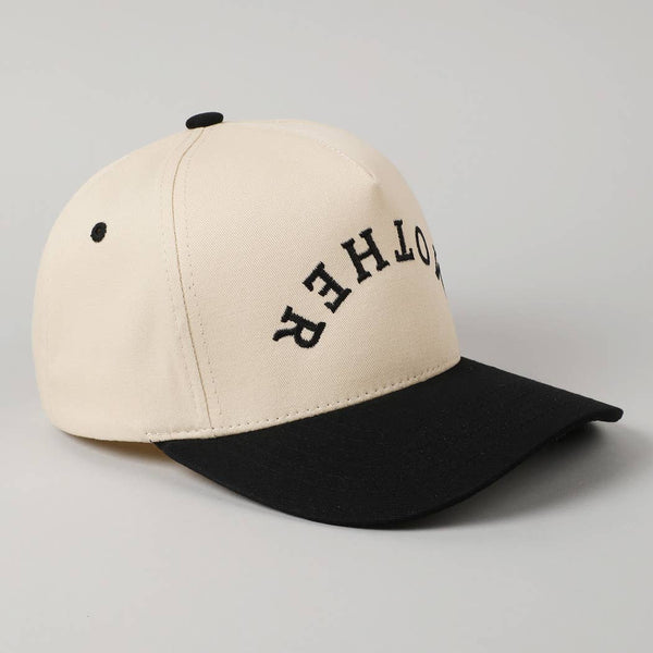 Mother Upside Down Embroidered Hat [2 Colors]