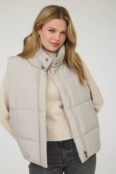 Slate Grey Puffer Vest